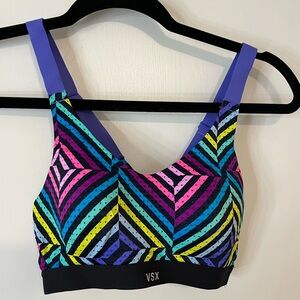 Victoria’s Secret VSX Sport multicolor sports bra 32A